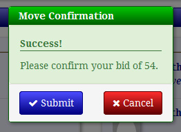 Bid Confirmation