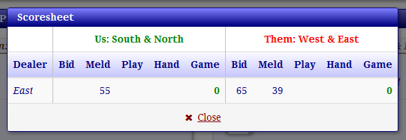 Score Sheet